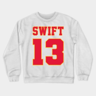 Swift Kelce Jersey Style (Front/Back Print) Ver.2 Crewneck Sweatshirt